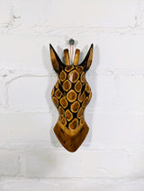 Light Giraffe Mask Wall Hanger