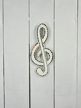 Hanging Mosaic Treble Clef