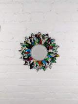 Round Mosaic Sun Mirror