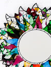 Round Mosaic Sun Mirror