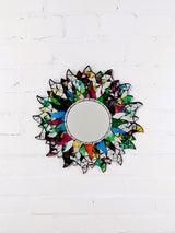 Round Mosaic Sun Mirror