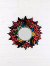 Round Mosaic Sun Mirror