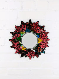 Round Mosaic Sun Mirror