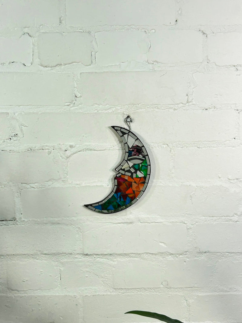 Mosaic Moon Plaque