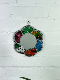 Mosaic Flower Plaque