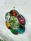 Mosaic Flower Plaque