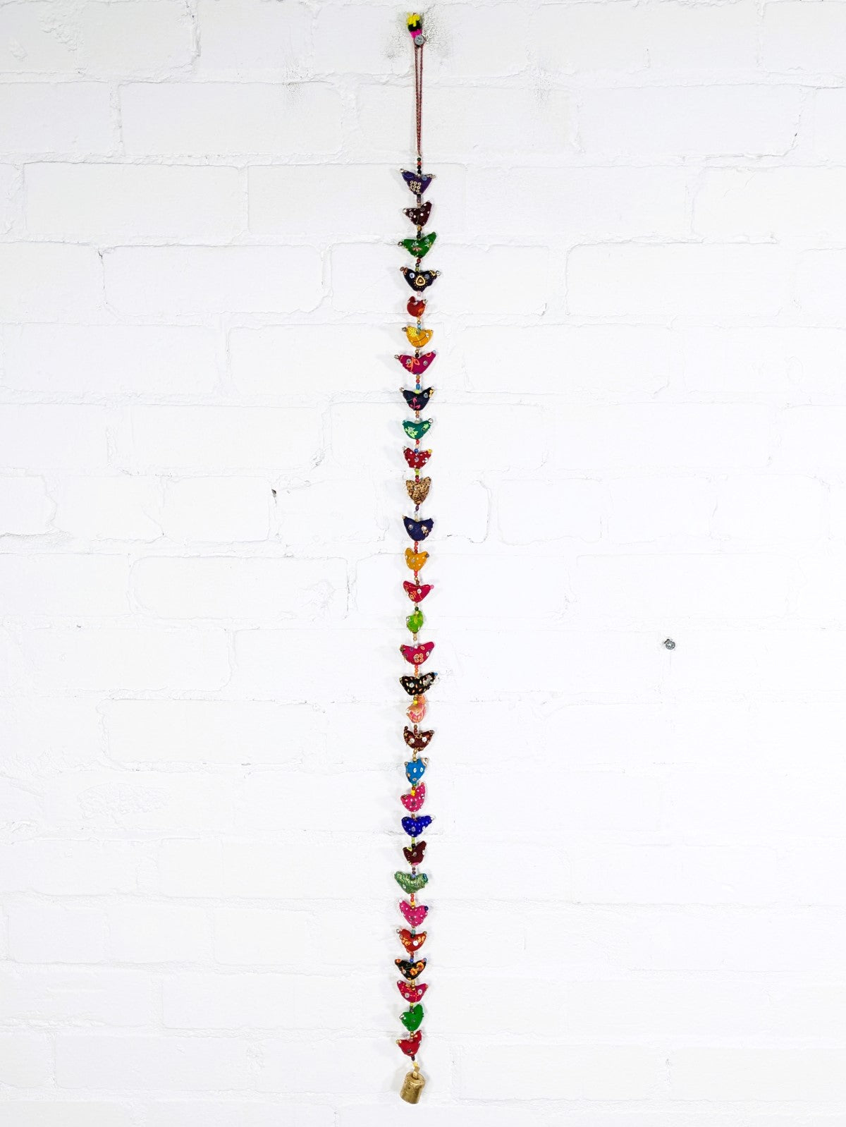 Fabric Bird String With 30 Birds