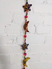 Stars & Moon String with Bell