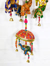 Large & Small TieUmbrella With Elephants & Bells