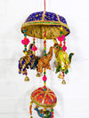 Large & Small TieUmbrella With Elephants & Bells