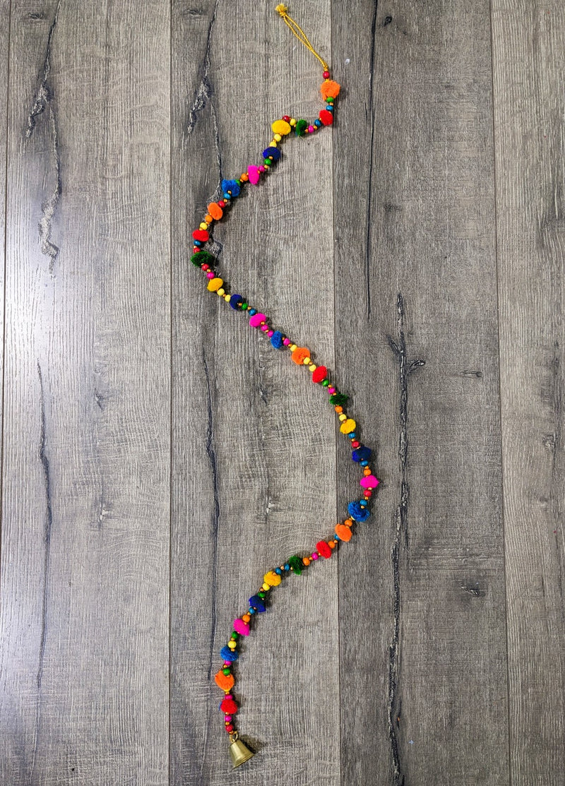 Rainbow Pom Pom String