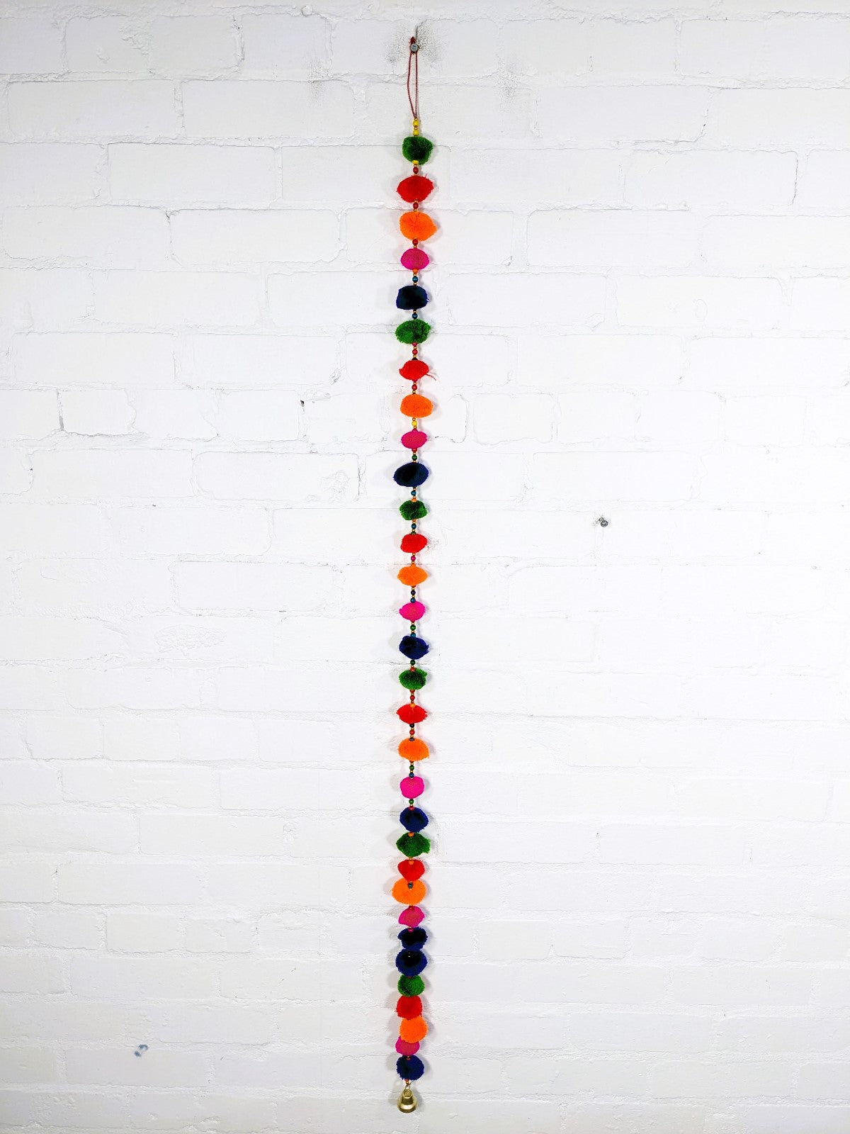 Bright Pom Pom String with Bell