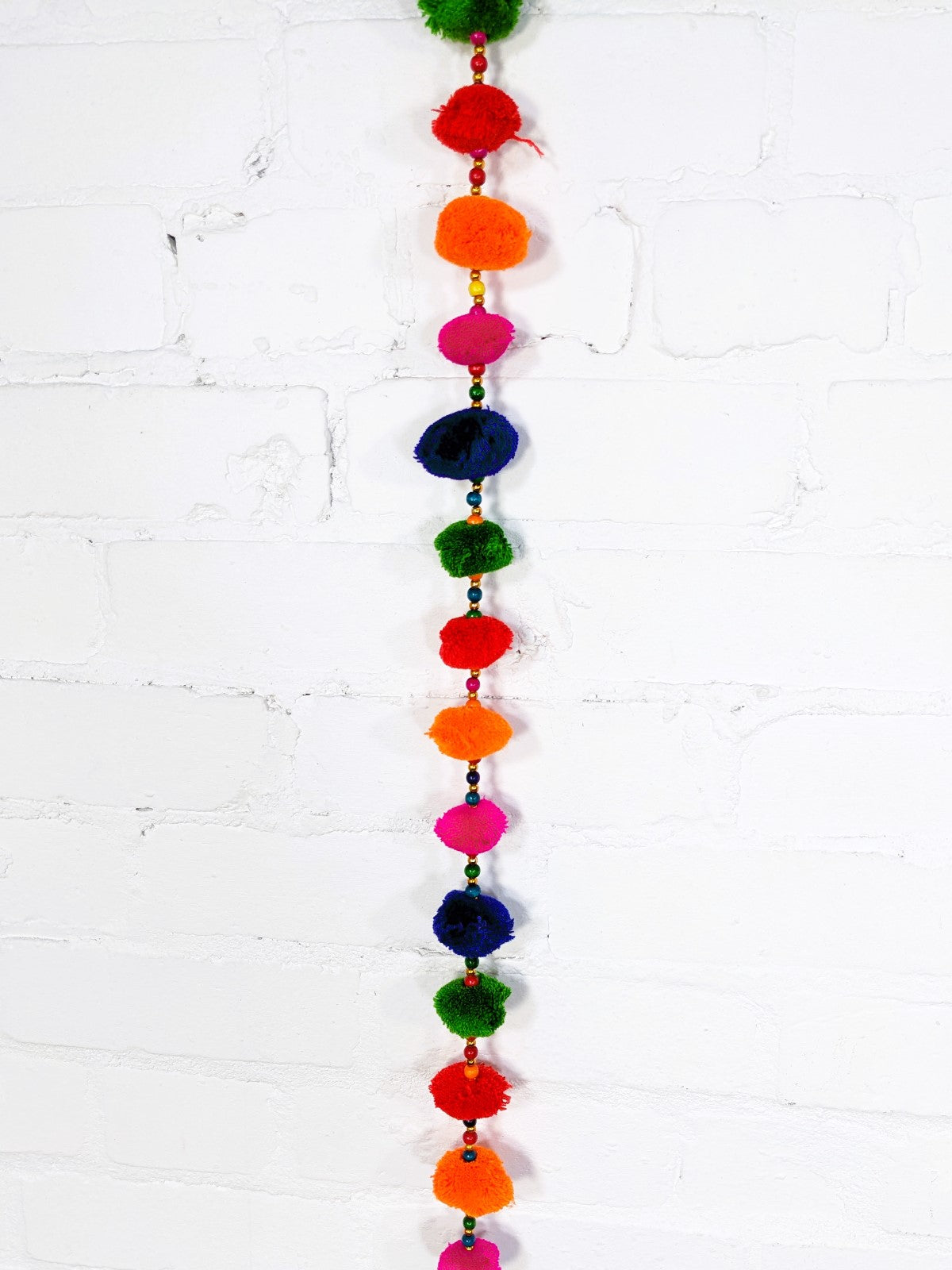 Bright Pom Pom String with Bell