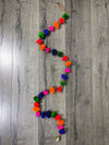 Bright Pom Pom String with Bell