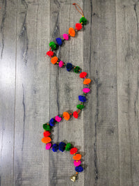 Bright Pom Pom String with Bell