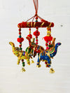 Resin Elephant with Bauble Mobile
