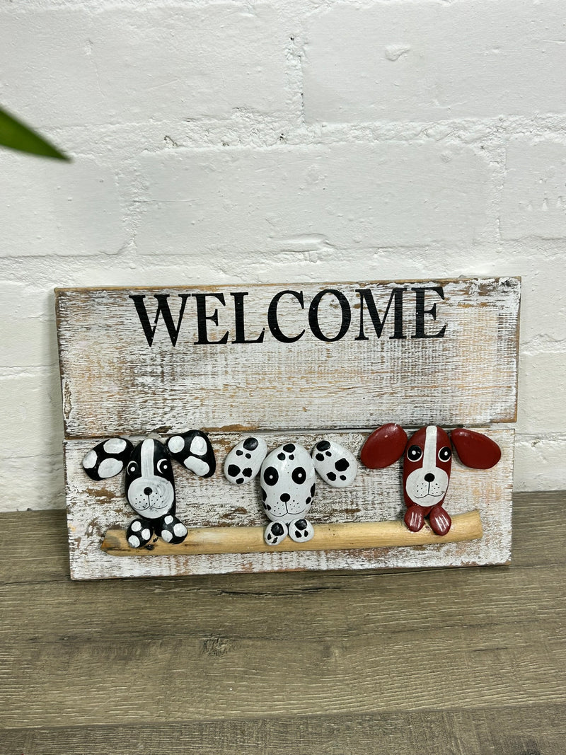 Welcome Dog Sign