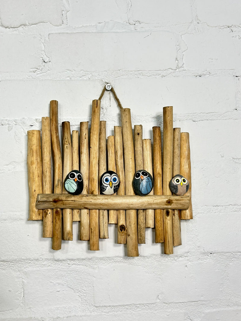 Driftwood Owl Plaque