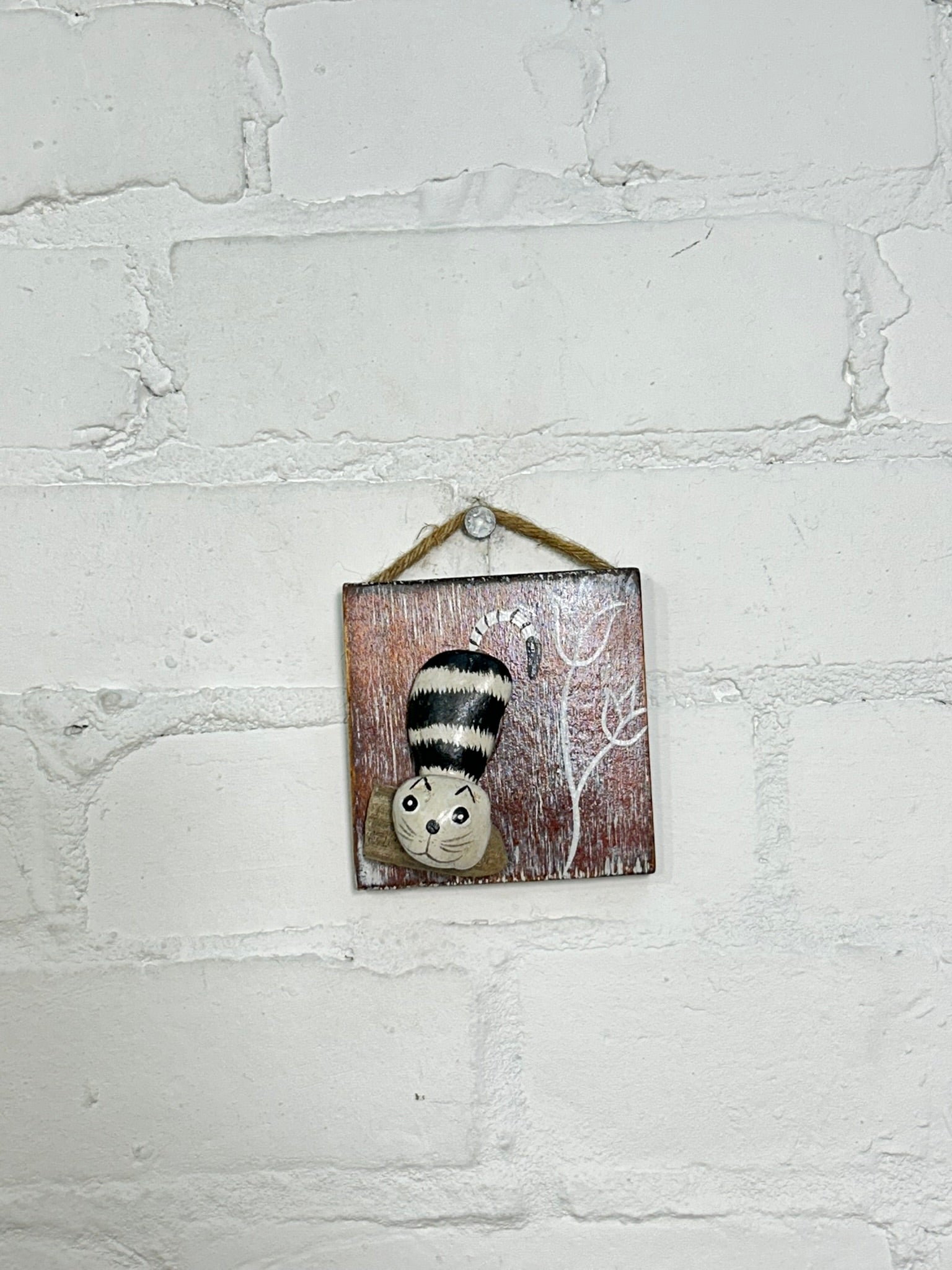Stone Cat Plaque