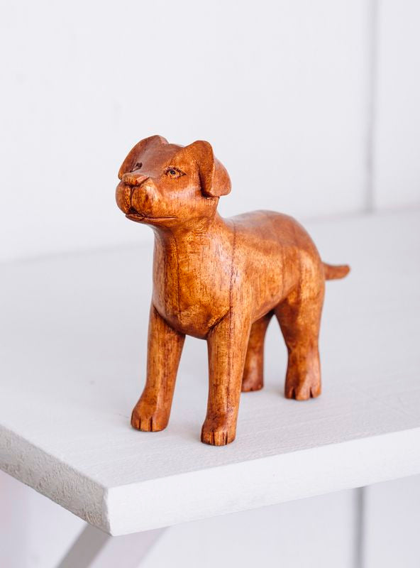 Wooden Standing Dog