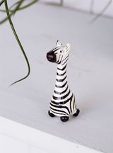 Wooden Tall Zebra
