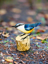 Blue Garden Bird on Stand
