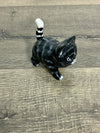 Standing Black Cat
