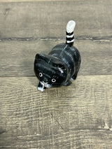Standing Black Cat