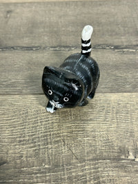 Standing Black Cat