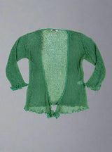 Green Loose Knit Shrug