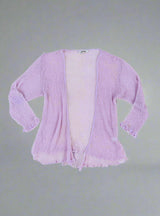 Light Lilac Loose Knit Shrug