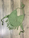 Crochet Cropped Halter Top