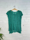 Knitted Short Sleeve Top