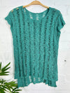 Knitted Short Sleeve Top
