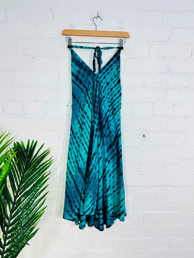 Tie Dye Halter Dress