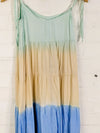 Dip Tie Dye Strappy Sun Dress