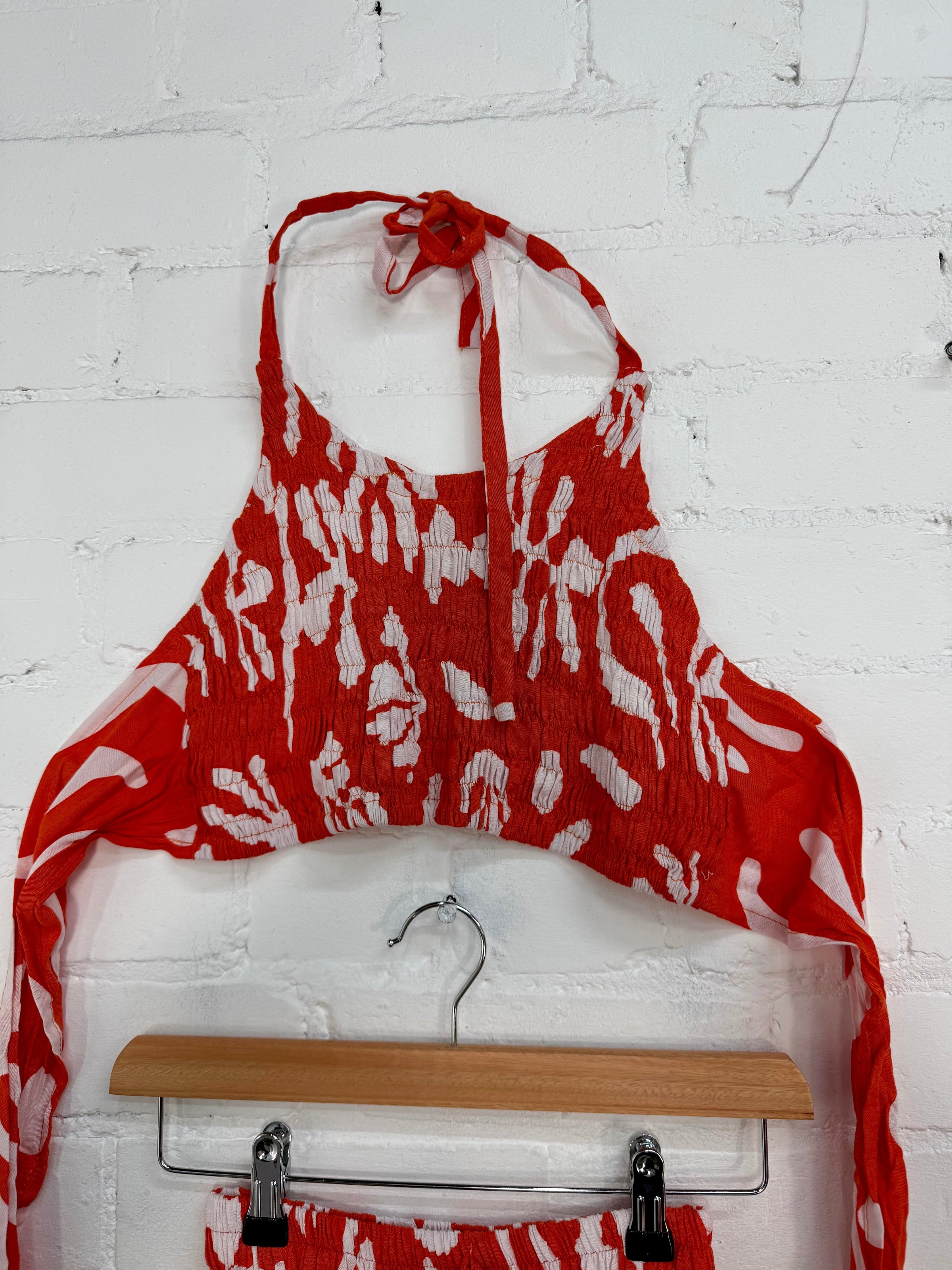 Maxi Skirt & Cropped Top Set