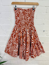 Patterned Elasticated Skirt