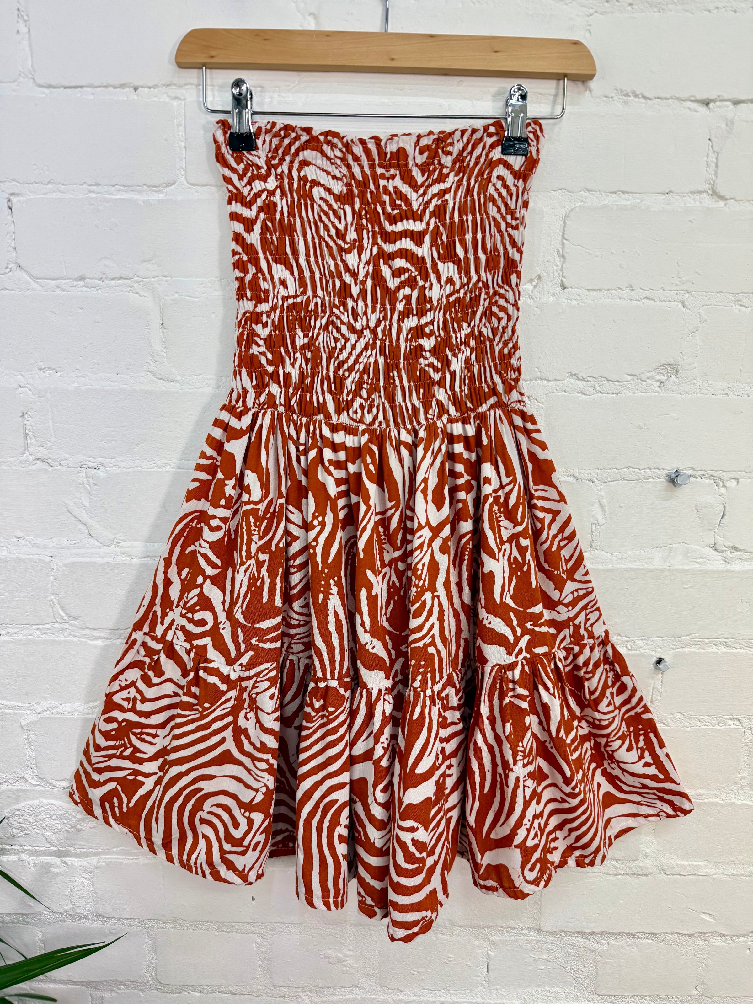 Patterned Elasticated Skirt