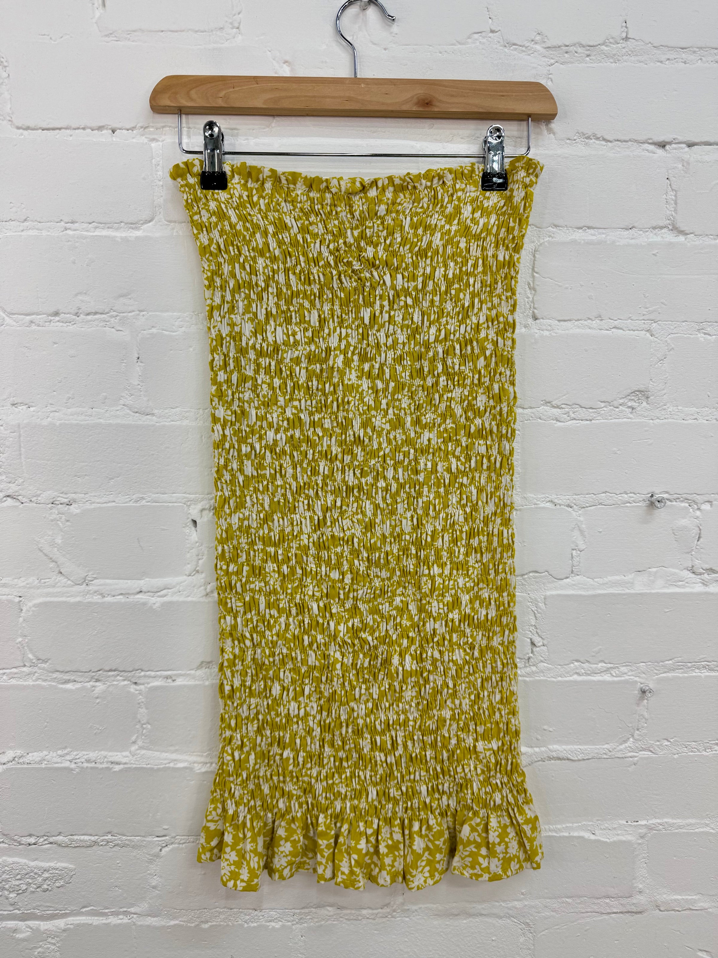Floral Print Short Tube Dress