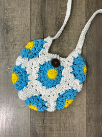 Round Crochet Bag