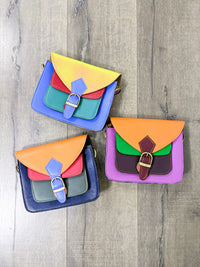 Recycled Leather Shoulder Bag