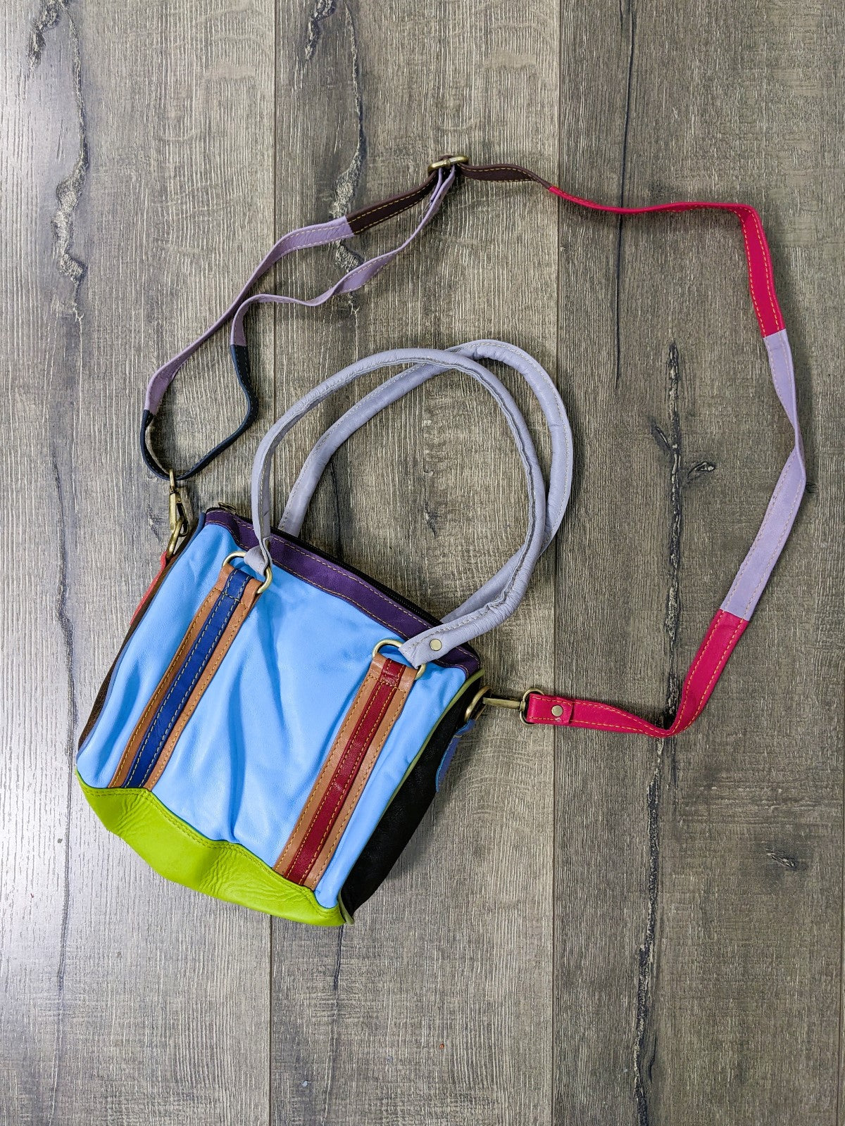 Two Handle Leather Bag