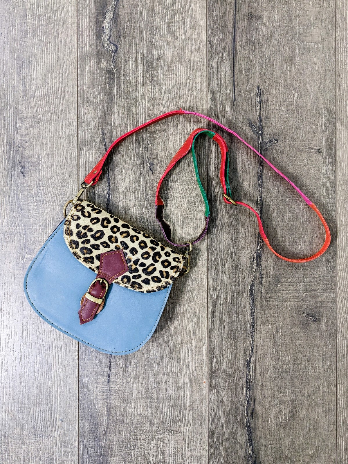 Fur & Leather Shoulder Bag