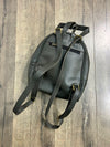 Plain Small Leather Backpack