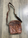 Plain Medium Leather Shoulder Bag