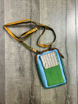 Multi Leather & Fur Small Rectangle Bag
