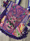 Embroidered Tassel Shopper Bag