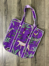 Quilted Animal Print Large Shopper