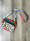 Multi Leather Animal Print Small Rectangle Bag